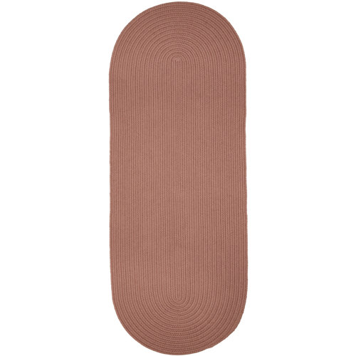 August Grove® Smyth Hand Braided Wool Red Rug & Reviews Wayfair